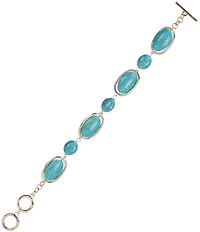 Dillard's Turquoise Link Line Bracelet