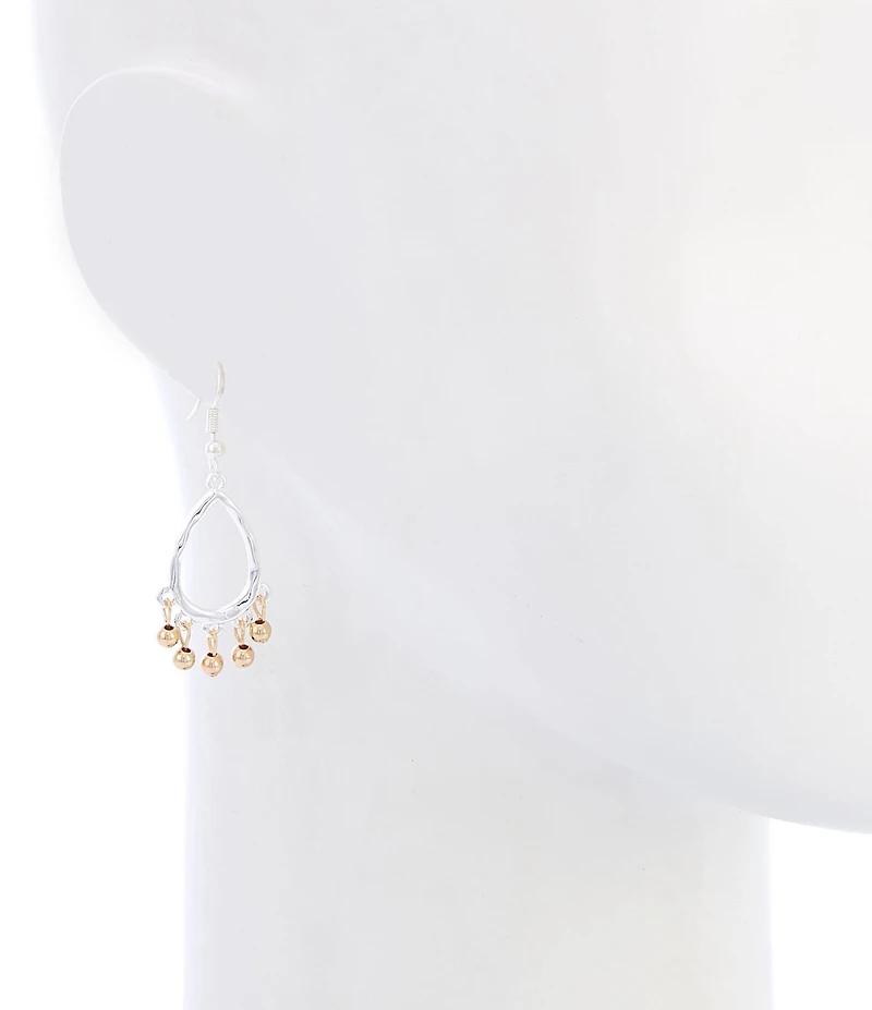 Dillard's Two Tone Dangle Drop Earrings