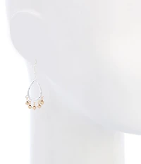 Dillard's Two Tone Dangle Drop Earrings