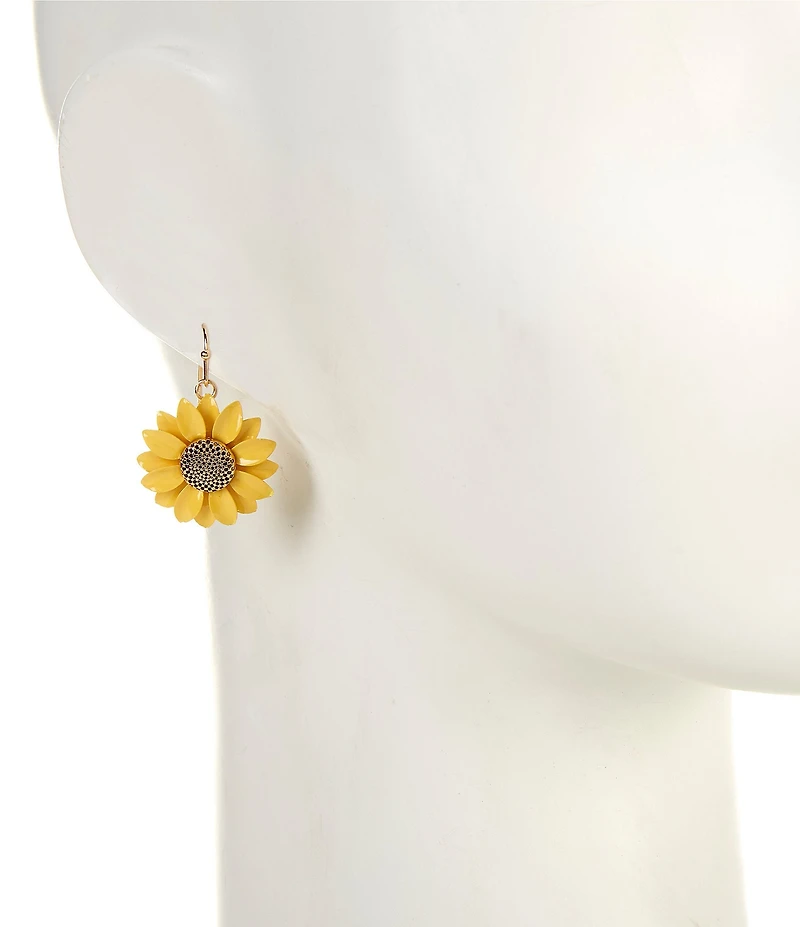 Dillard's Sunflower Drop Earrings
