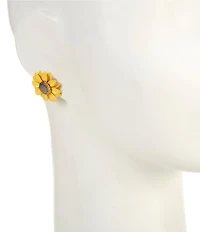 Dillard's Yellow Sunflower Stud Earrings