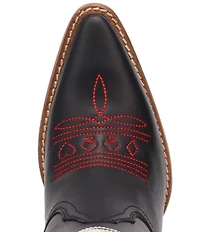 Dingo Ace Of Spades Leather Embroidered Tall Western Boots