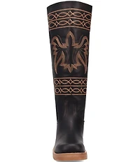 Dingo Avalon Leather Bird Stitch Tall Boots