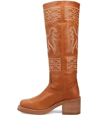 Dingo Avalon Leather Bird Stitch Tall Boots