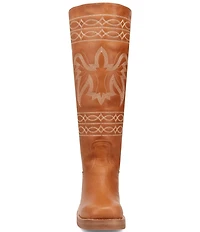 Dingo Avalon Leather Bird Stitch Tall Boots