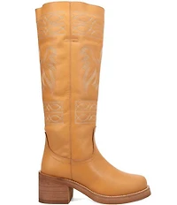 Dingo Avalon Leather Bird Stitch Tall Boots