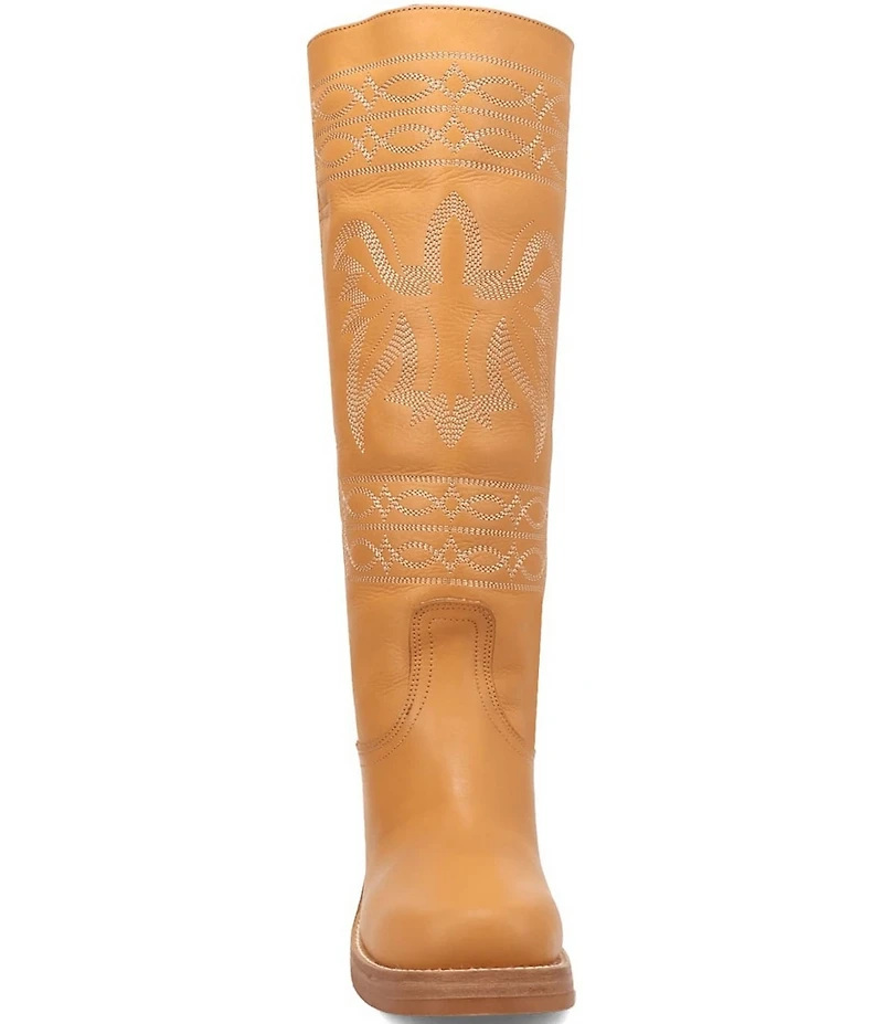 Dingo Avalon Leather Bird Stitch Tall Boots
