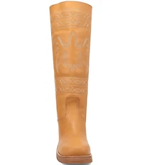 Dingo Avalon Leather Bird Stitch Tall Boots