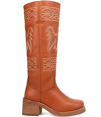 Dingo Avalon Leather Bird Stitch Tall Boots