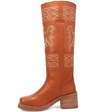 Dingo Avalon Leather Bird Stitch Tall Boots