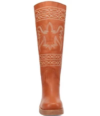 Dingo Avalon Leather Bird Stitch Tall Boots
