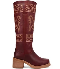 Dingo Avalon Leather Bird Stitch Tall Boots