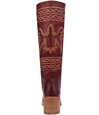 Dingo Avalon Leather Bird Stitch Tall Boots