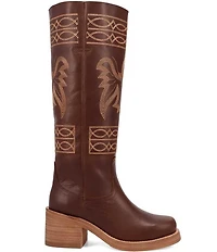 Dingo Avalon Leather Bird Stitch Tall Boots