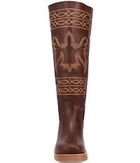Dingo Avalon Leather Bird Stitch Tall Boots