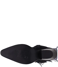 Dingo Buck Wild Suede and Leather Belted Hardware Shaft Tall Western Boots