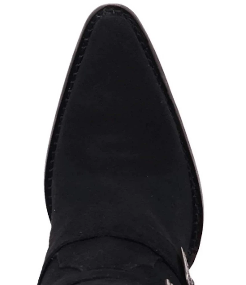Dingo Bucked Off Suede Multi Buckled Straps Over-The-Knee Western Boots