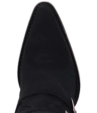 Dingo Bucked Off Suede Multi Buckled Straps Over-The-Knee Western Boots