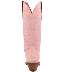 Dingo Buttercup Floral Embroidered Leather Tall Western Boots