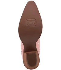 Dingo Buttercup Floral Embroidered Leather Tall Western Boots