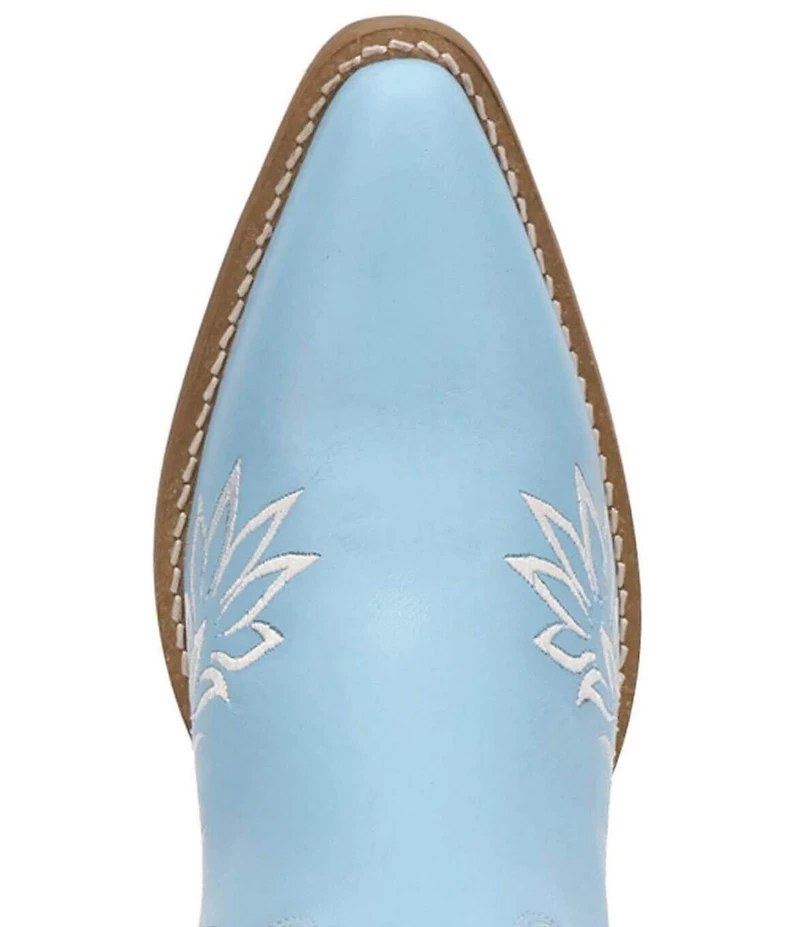 Dingo Buttercup Floral Embroidered Leather Tall Western Boots
