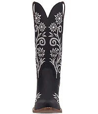 Dingo Buttercup Floral Embroidered Leather Tall Western Boots
