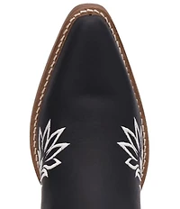 Dingo Buttercup Floral Embroidered Leather Tall Western Boots
