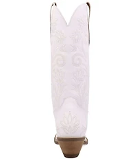 Dingo Buttercup Floral Embroidered Leather Tall Western Boots