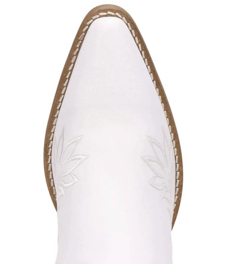 Dingo Buttercup Floral Embroidered Leather Tall Western Boots