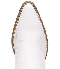Dingo Buttercup Floral Embroidered Leather Tall Western Boots