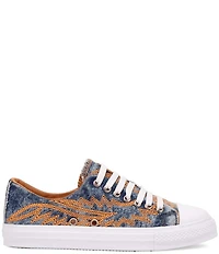 Dingo Campus Denim Western Stitched Sneakers