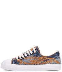 Dingo Campus Denim Western Stitched Sneakers