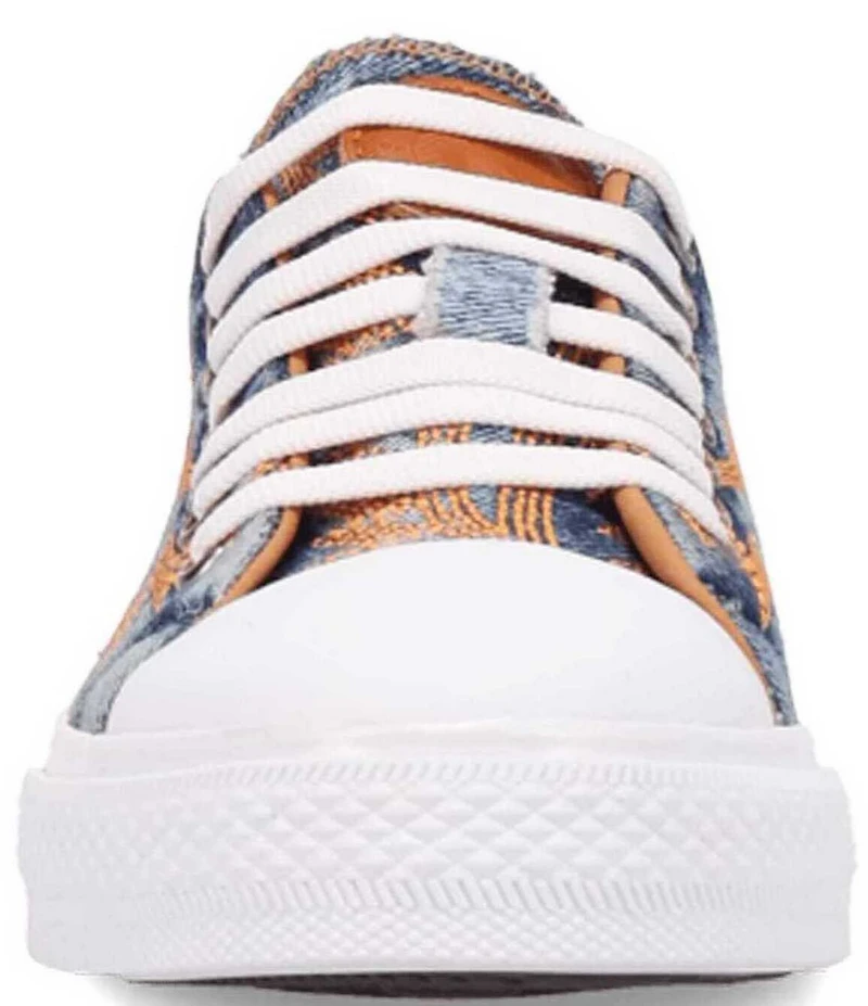 Dingo Campus Denim Western Stitched Sneakers