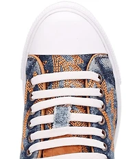 Dingo Campus Denim Western Stitched Sneakers