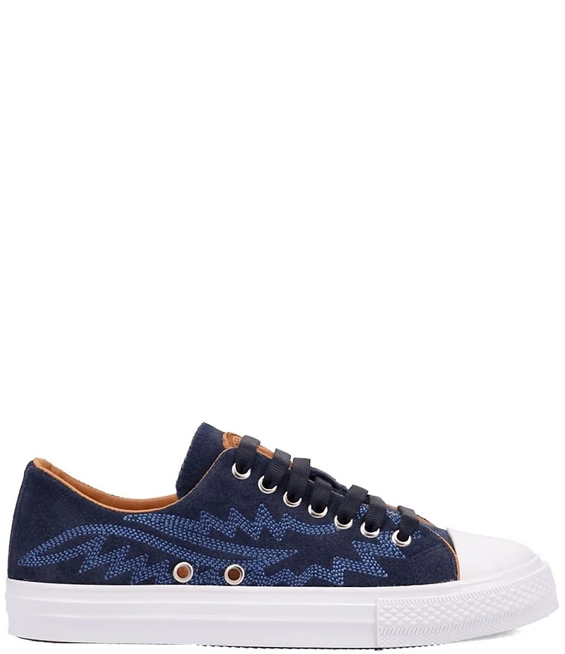 Dingo Campus Suede Western Stitched Sneakers