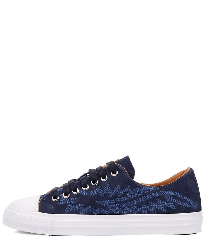 Dingo Campus Suede Western Stitched Sneakers
