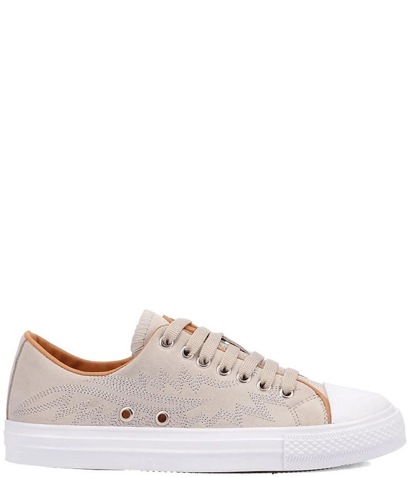 Dingo Campus Suede Western Stitched Sneakers