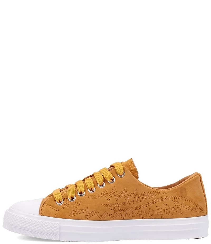 Dingo Campus Suede Western Stitched Sneakers