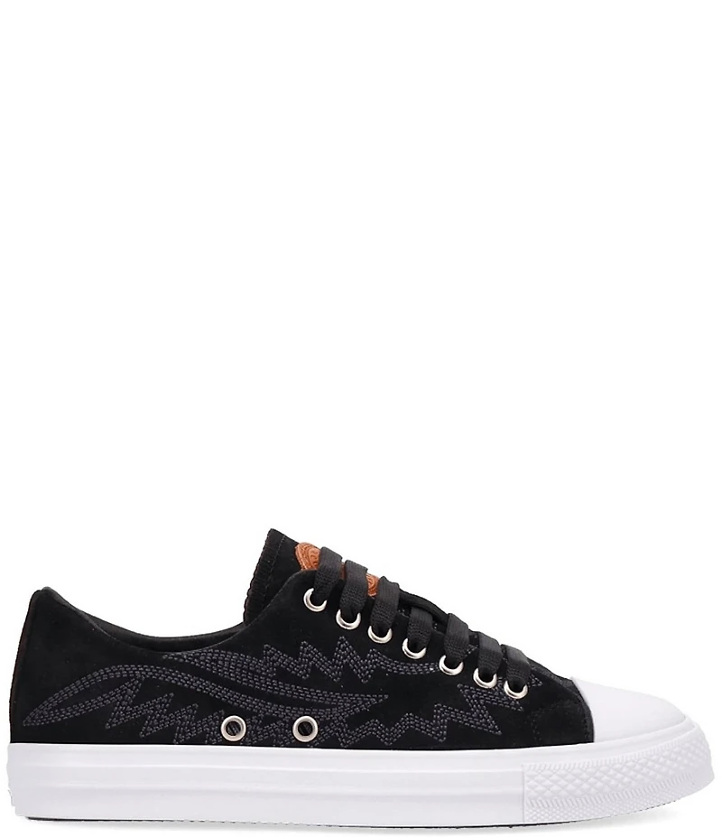 Dingo Campus Suede Western Stitched Sneakers