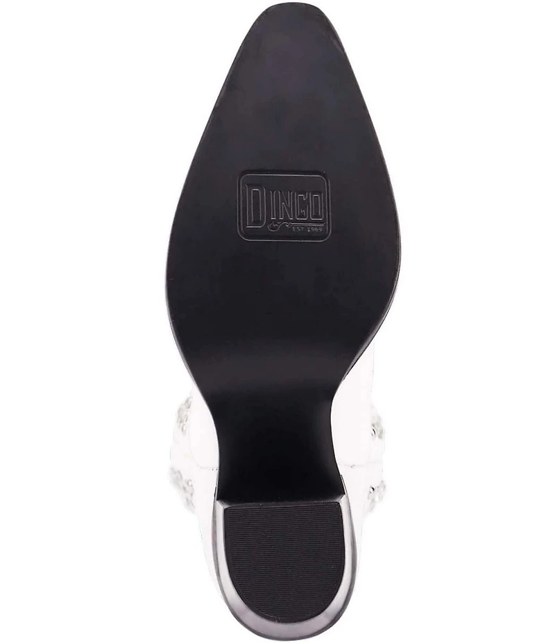 Dingo Diamonds Forever Leather Rhinestone Studded Tall Western Boots