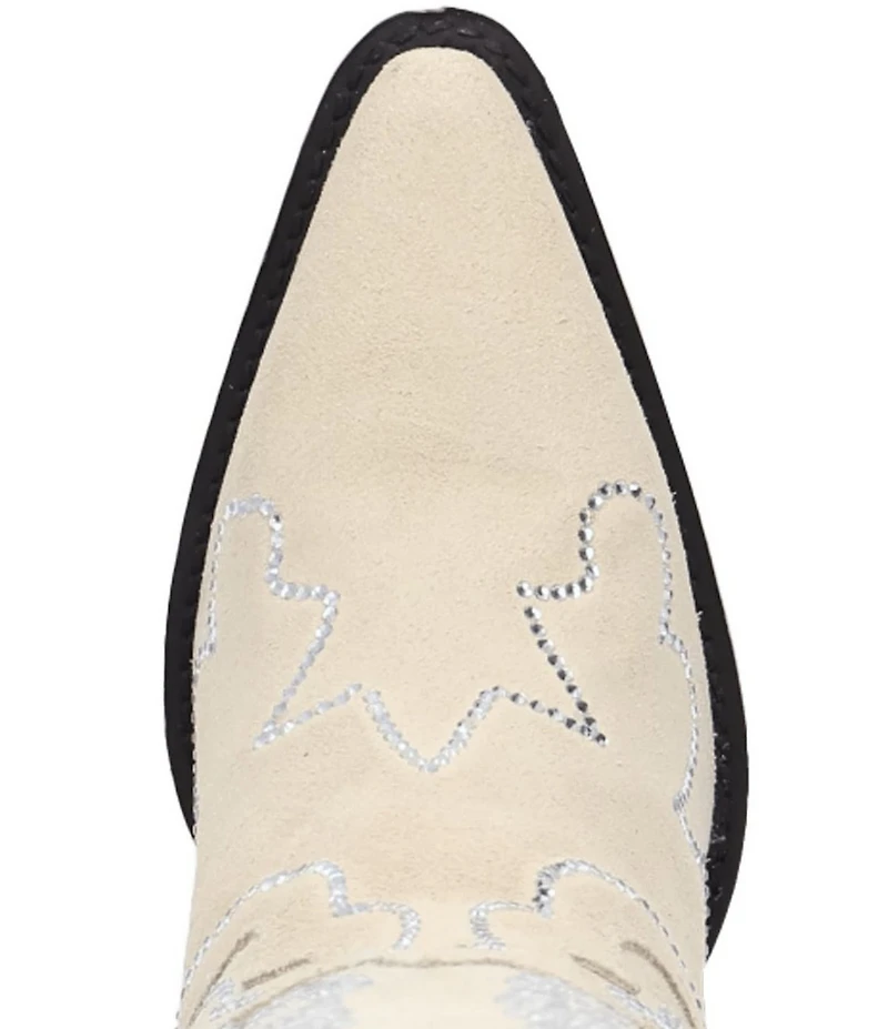 Dingo Double Take Suede Rhinestone Western Boots