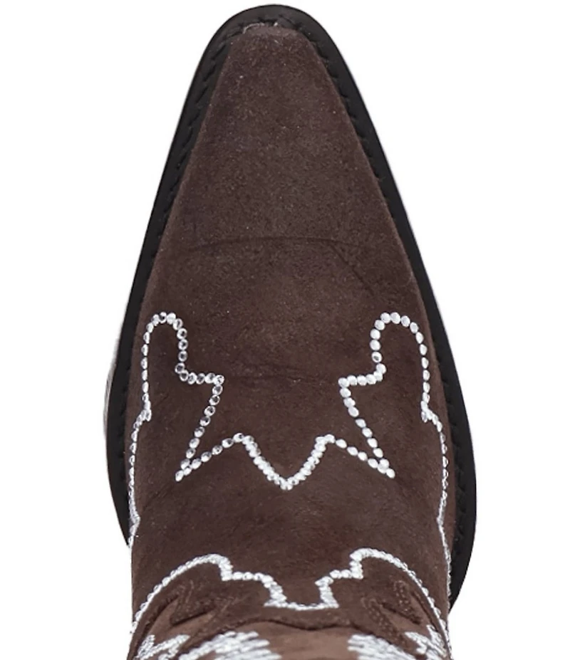 Dingo Double Take Suede Rhinestone Western Boots