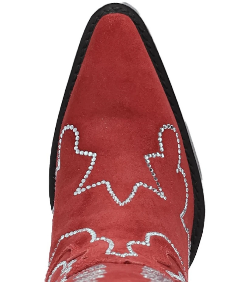 Dingo Double Take Suede Rhinestone Western Boots