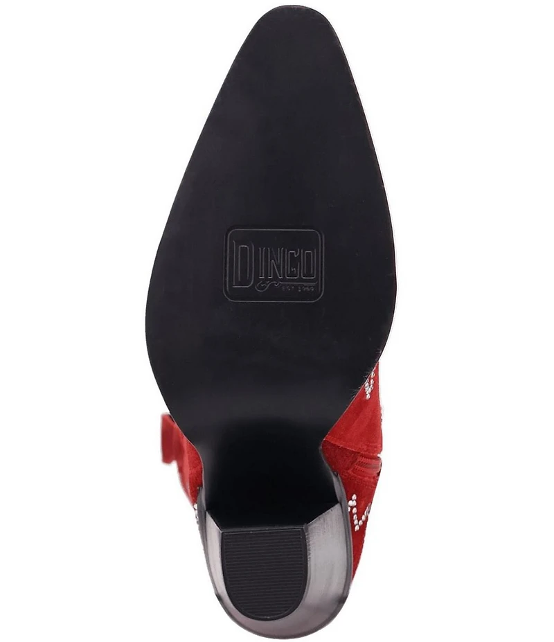 Dingo Double Take Suede Rhinestone Western Boots