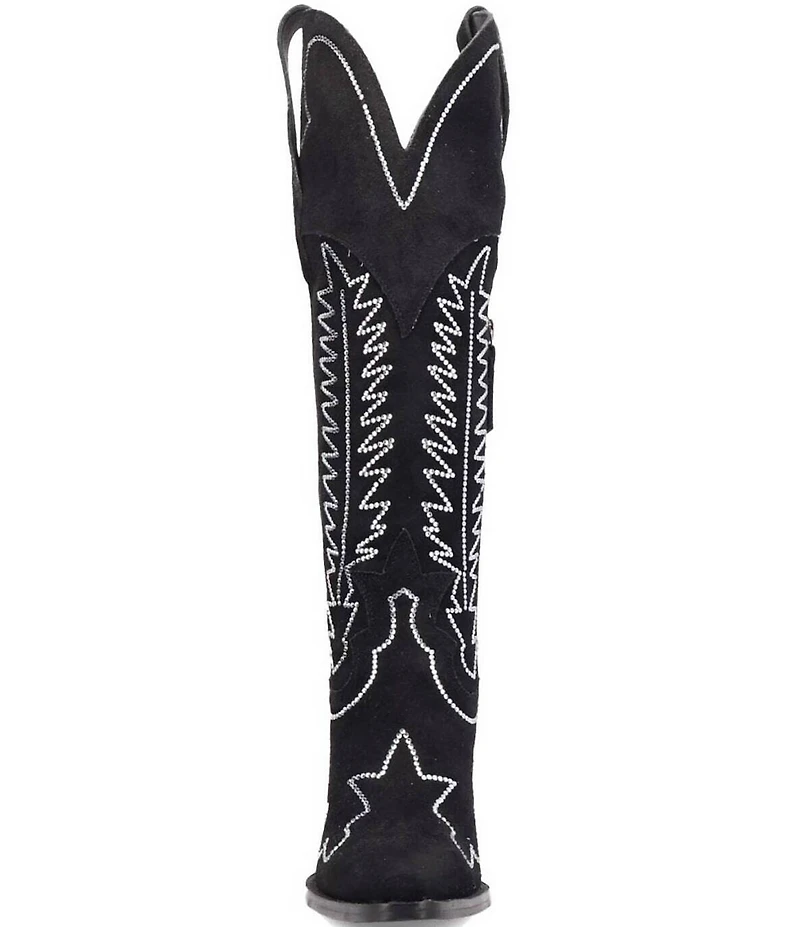 Dingo Double Take Suede Rhinestone Western Boots