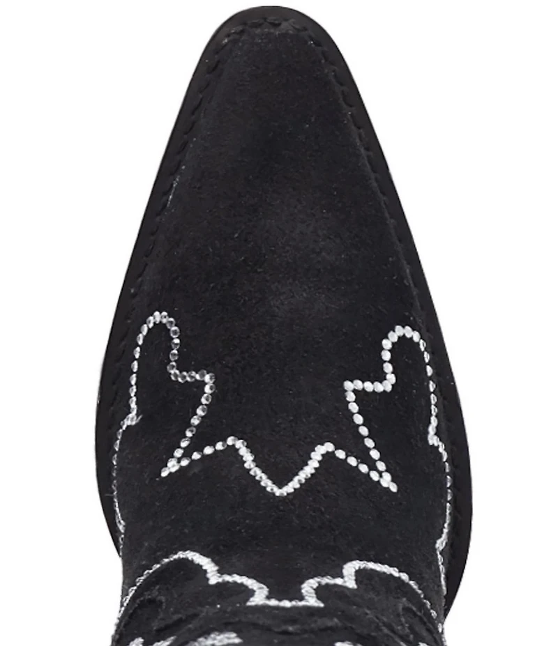 Dingo Double Take Suede Rhinestone Western Boots