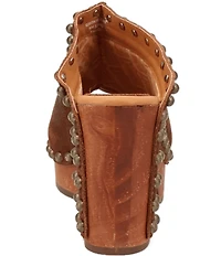 Dingo Echo Suede Studded Platform Slide Sandals