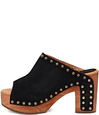 Dingo Echo Suede Studded Platform Slide Sandals
