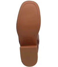 Dingo Fillmore Leather Studded Buckle Straps Tall Boots