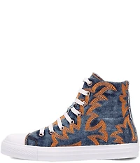 Dingo Game Day Denim Western Stitched High-Top Sneakers